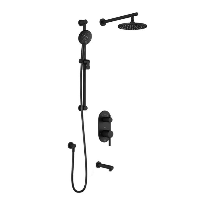 ROUNDONE TD3 Ensemble de douche avec valve  - Bras mural