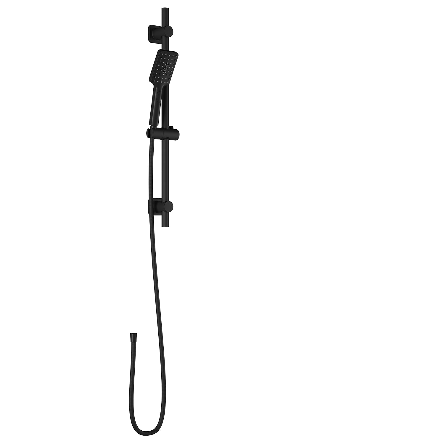 SOBRIO™ Ensemble Douchette à Main 2 Fonctions avec Rail et Boyau en Métal de 60'' Noir Mat
