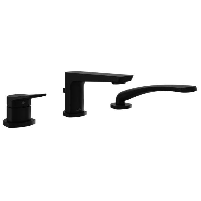 MOROKA Robinet de baignoire 3 morceaux avec douchette - cartouche incluse avec brut
