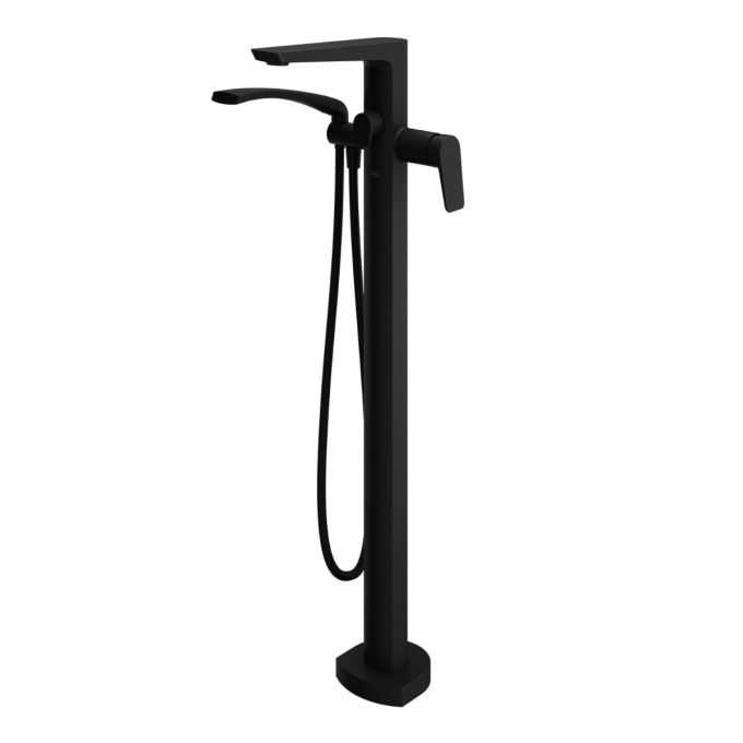 MOROKA™ Floor-Mounted Bathtub Faucet with Hand Shower - Rough-In Valve Included