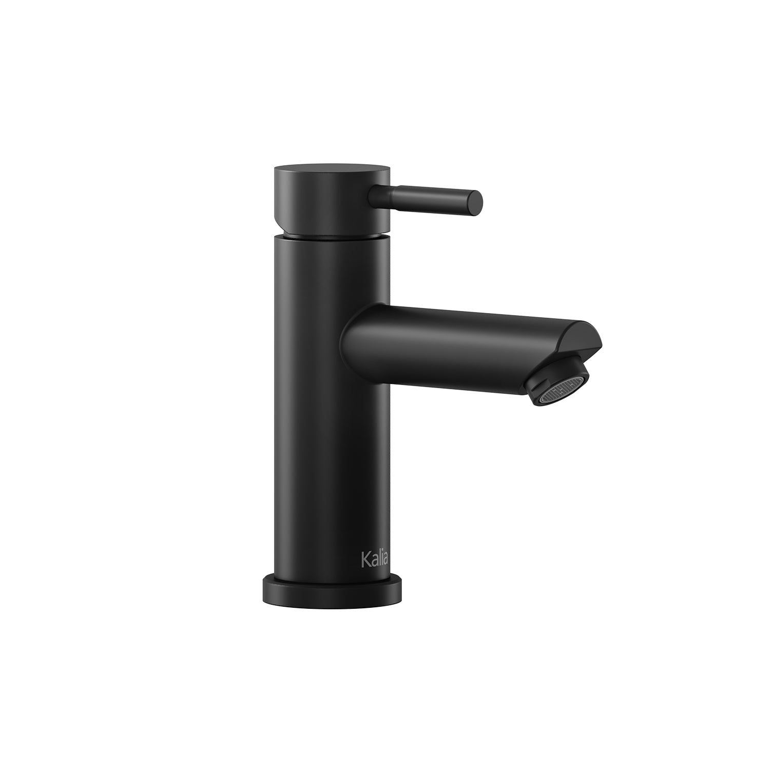 LIVIO™ Robinet Monotrou de Lavabo Sans Drain Noir Mat