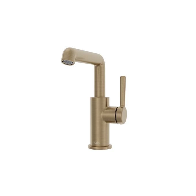 ELVA Robinet de lavabo monotrou avec poignée latérale sans drain