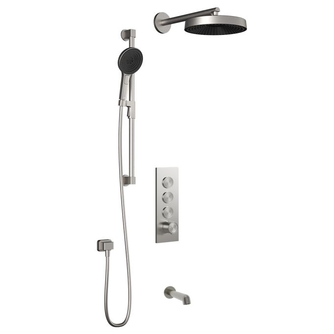 ELVA
TB3 PREMIA : AQUATONIK™ T/P Push-Button Shower System with Wallarm