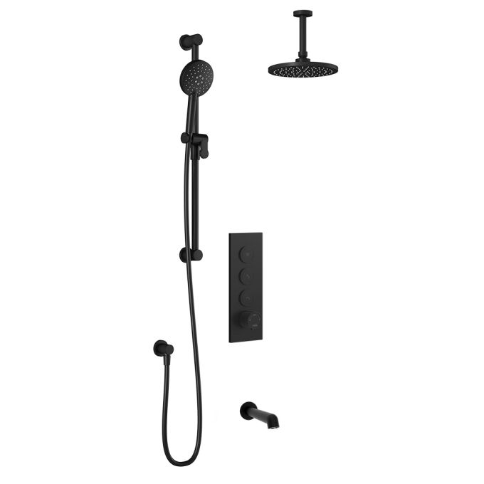 ELVA
TB3 : AQUATONIK™ T/P Push-Button Shower System with Vertical Ceiling Arm