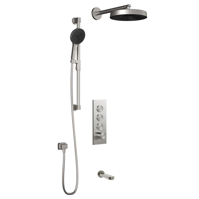STEN
TB3 PREMIA : AQUATONIK™ T/P Push-Button Shower System with Wallarm