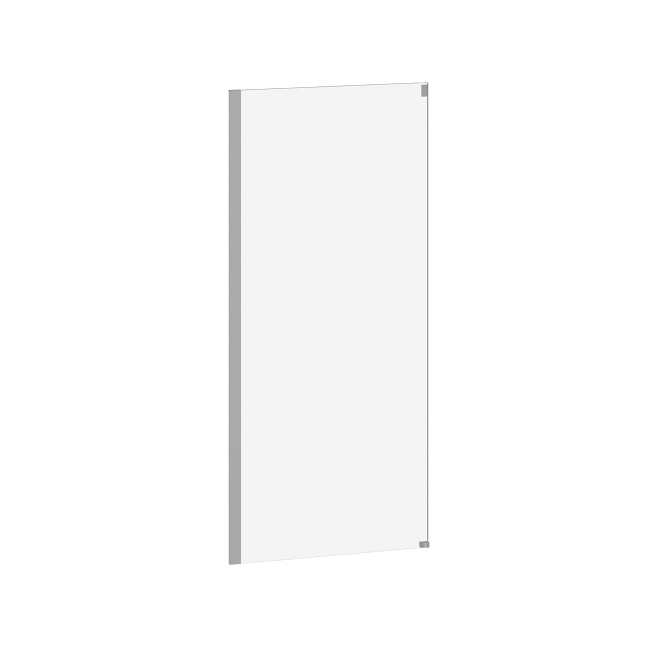VIVIO™ Panneau de Retour de 36''x75'' Chrome Verre Clair Duraclean