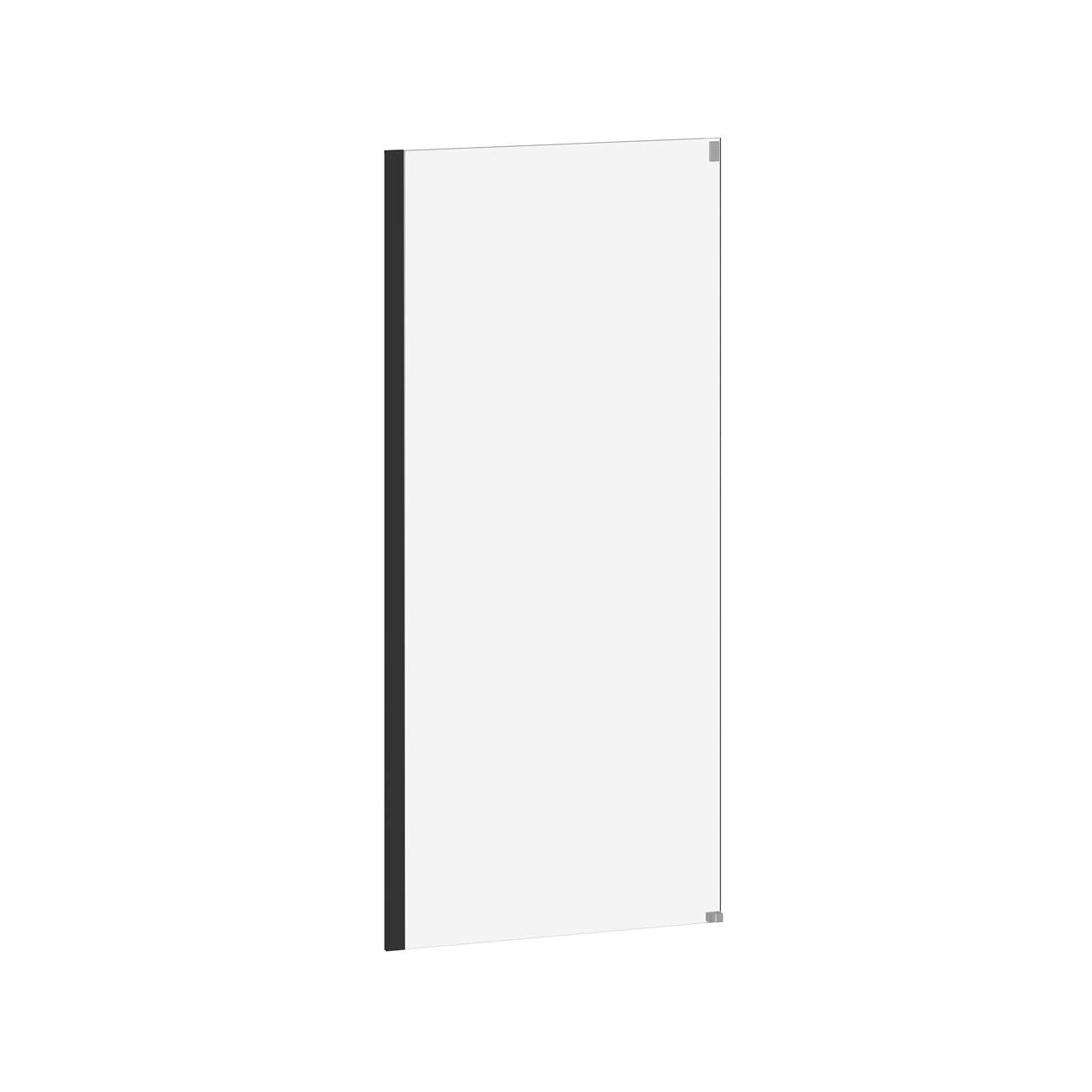 VIVIO™ Panneau de Retour de 36''x75'' Chrome/Noir Verre Clair Duraclean
