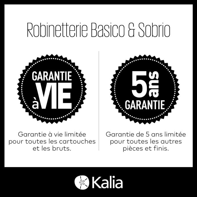 SOBRIO - Robinet de lavabo monotrou Kalia (sans drain)