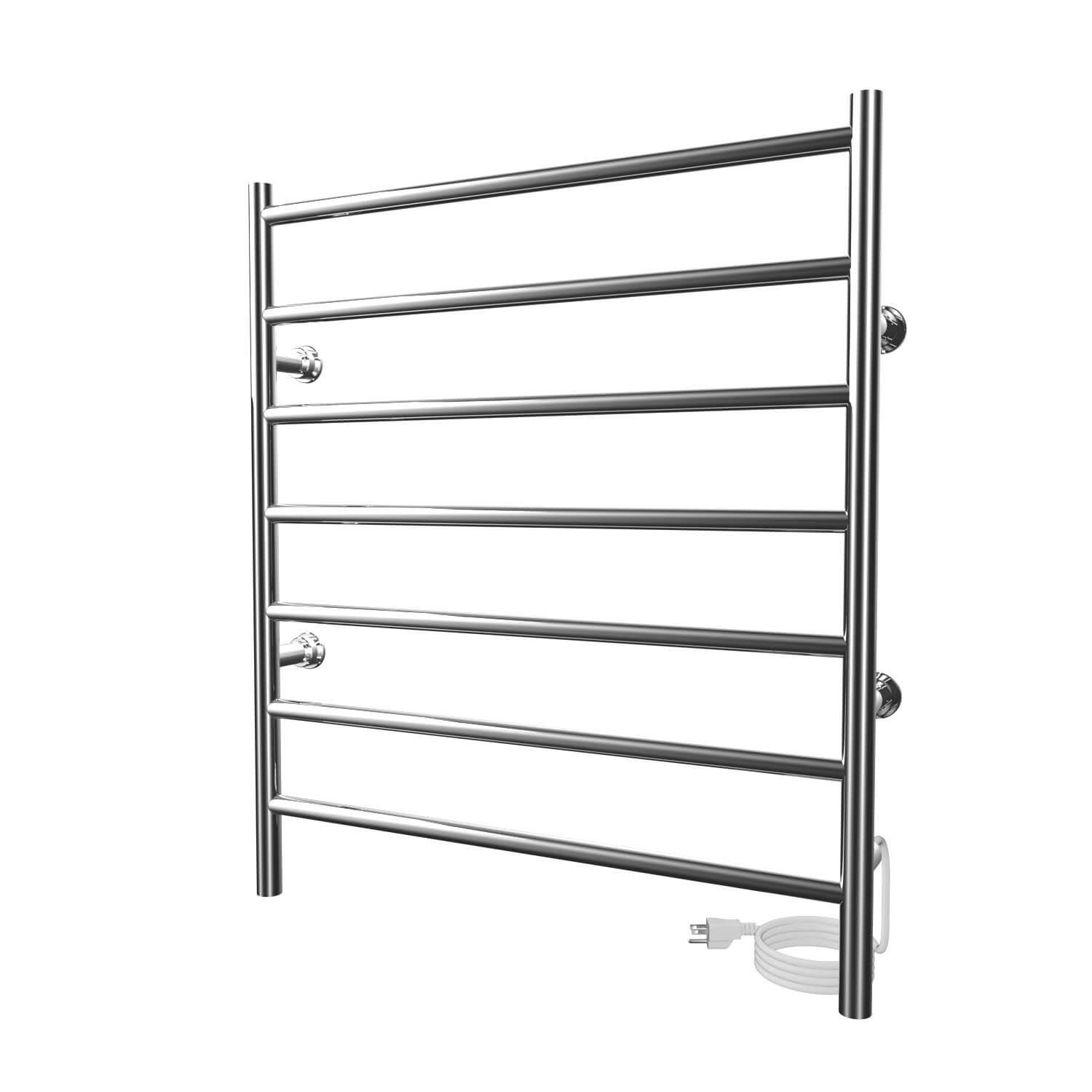 Chauffe-serviettes électrique linéaire Kontour 24" x 27" - Chrome