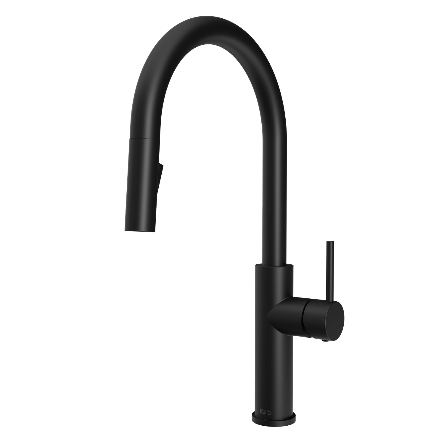 SPECIFIK Robinet de Cuisine Monocommande Douchette Extensible, 2 Jets Noir Mat
