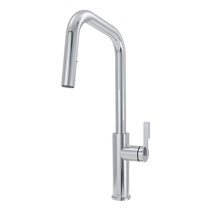 FORGE Type-S single-handle kitchen faucet with pull-down sprayer, 2 sprays