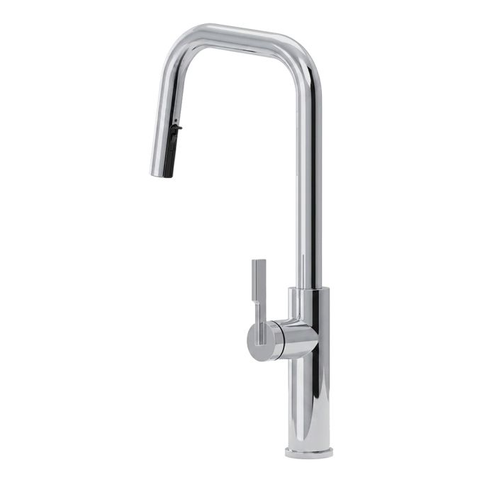 FORGE Type-S single-handle kitchen faucet with pull-down sprayer, 2 sprays