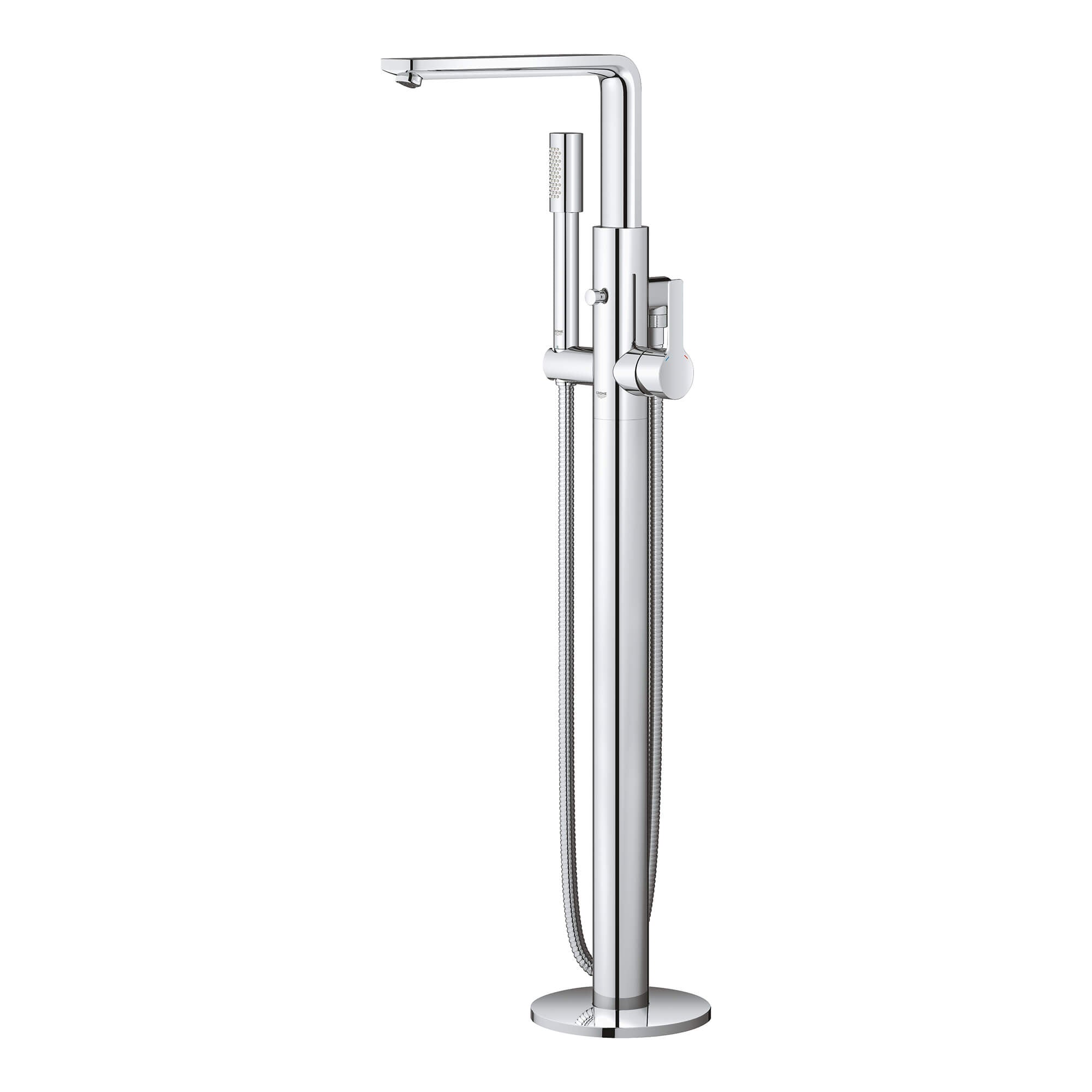 Lineare Floor Mount Tub Faucet with Hand Shower