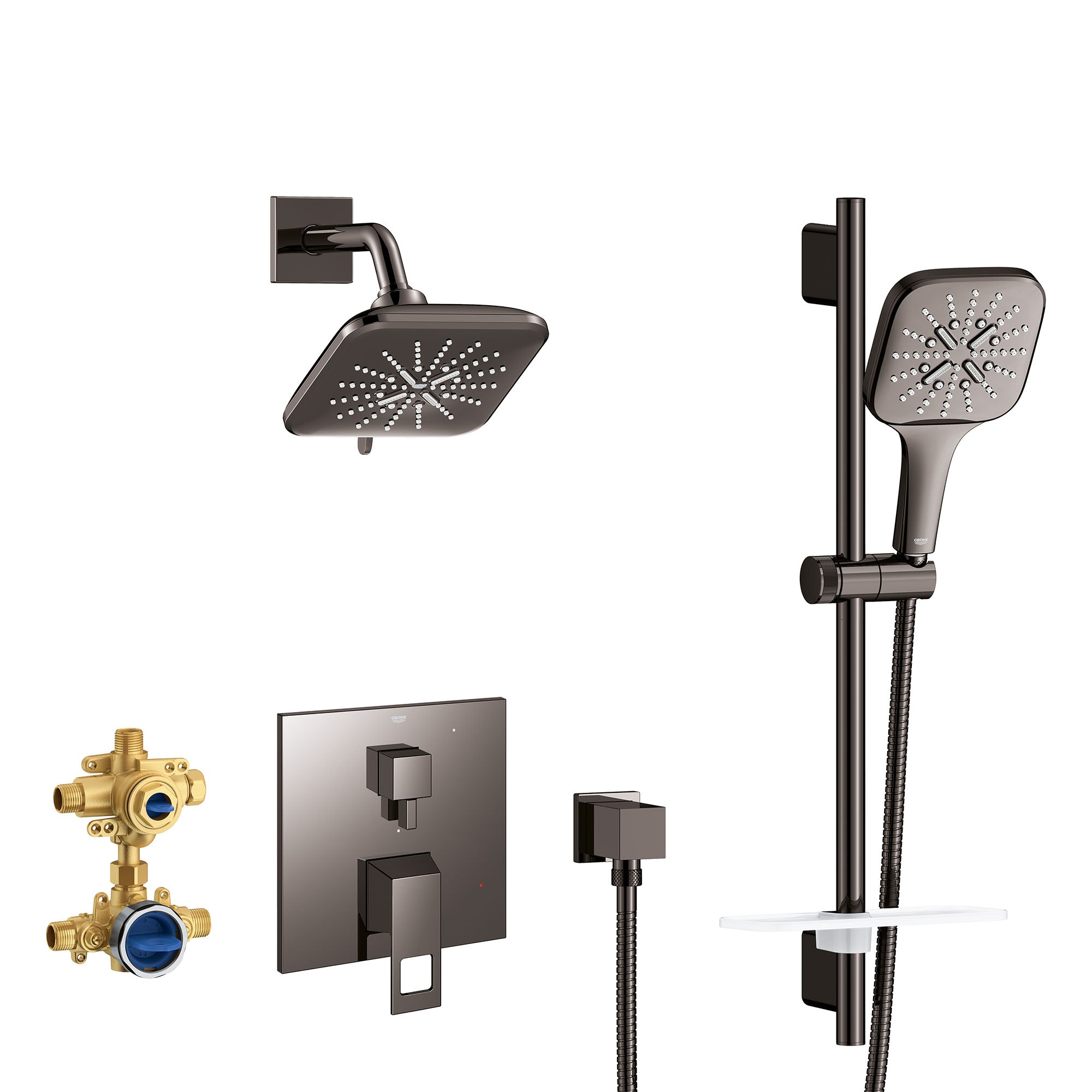 Eurocube Pressure Balanced Shower Set