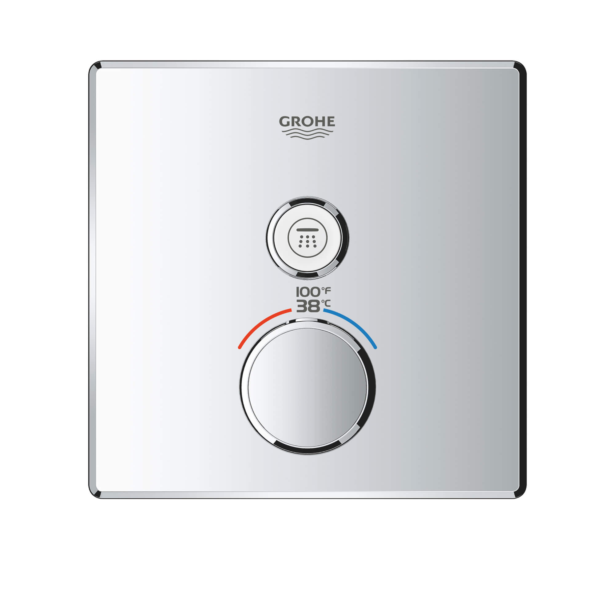 GRT SmartControl faç.THM carrée 1SC US