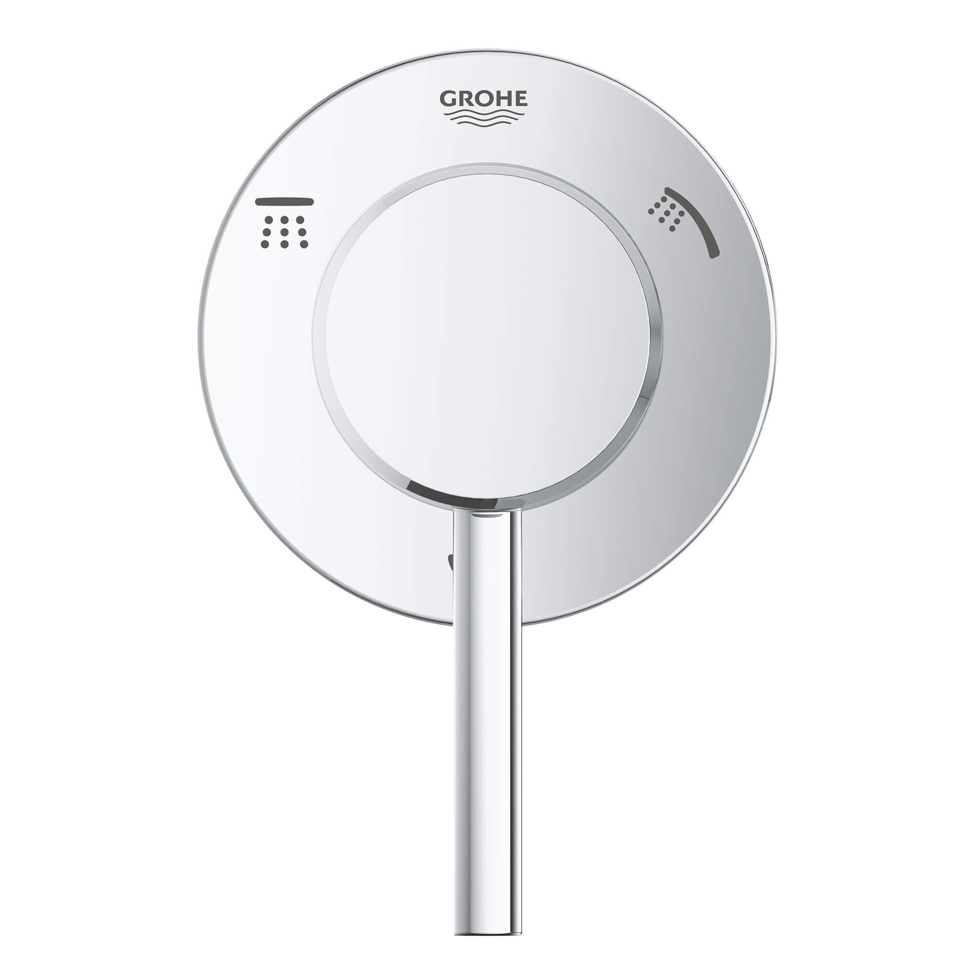 Three-way diverter trim (shower head / hand shower / bath spout)