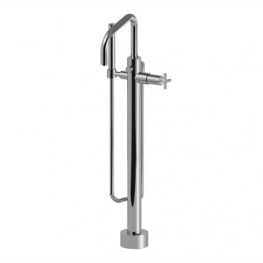 Robinet de bain au sol avec douchette