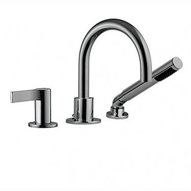 Robinet de bain 3 morceaux avec douchette