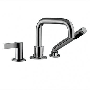 Robinet de bain 3 morceaux avec douchette
