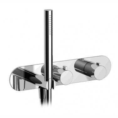 3/4" 2-way thermostatic valve with hand shower - DECORATIVE SET