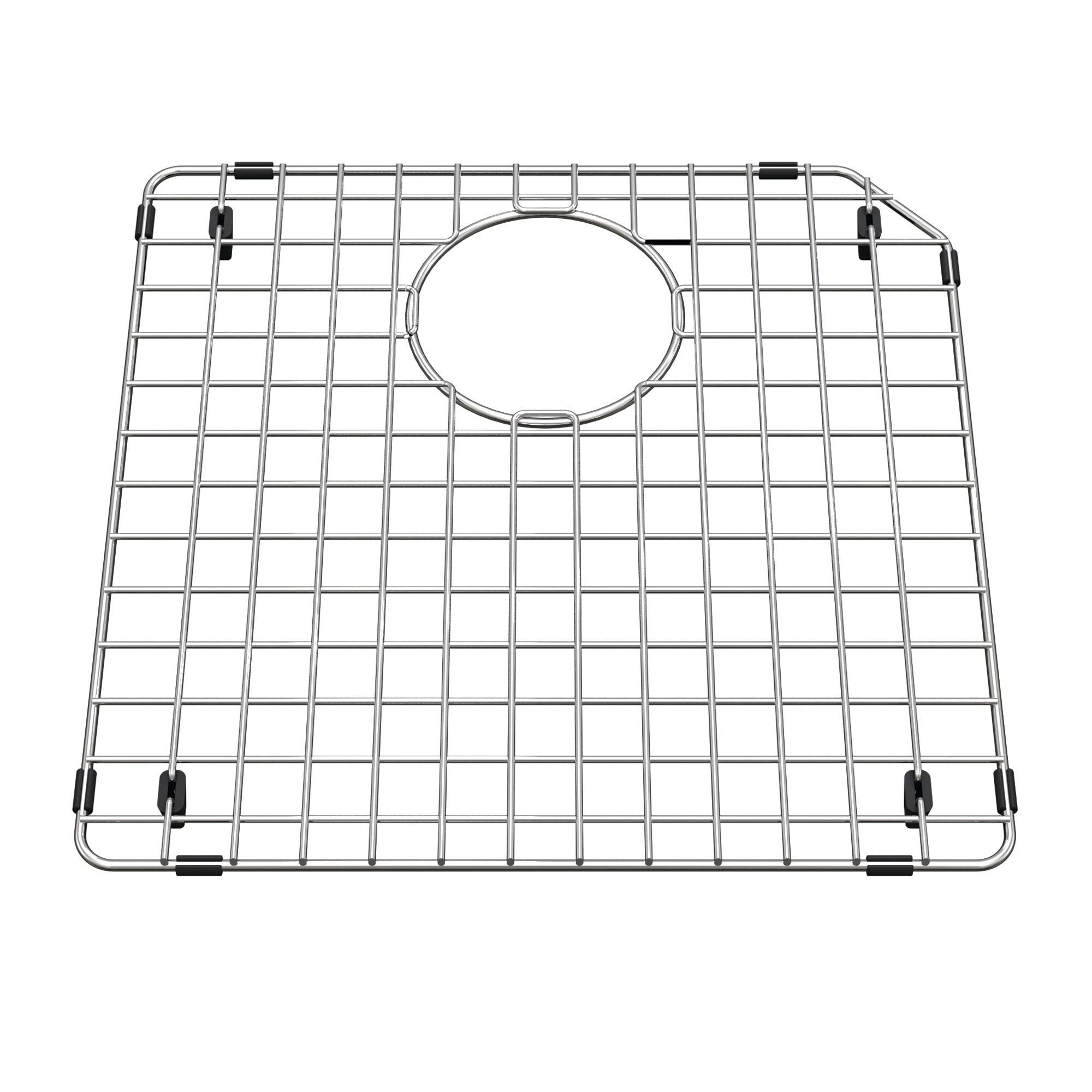 Grille en acier inoxydable pour évier de granit 15 pouces x 15,25 pouces, BG450S