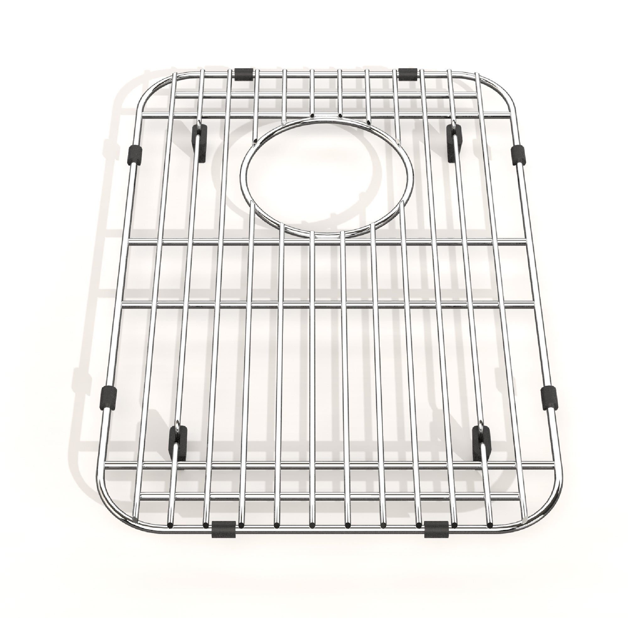 Grille en acier inoxydable pour lavabo de simple 15 pouces x 10,13 pouces, BGA1217S