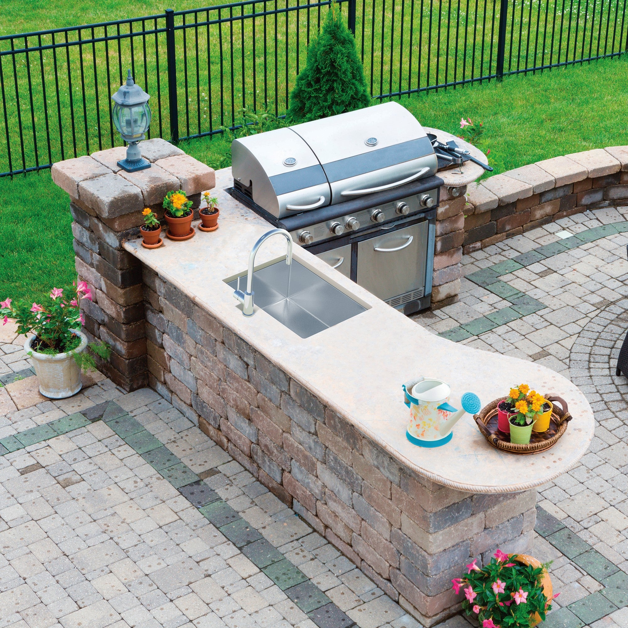 Franke Outdoor 25.0 in. x 19.0 in. 18 Gauge T316 Stainless Steel Undermount Single Bowl Outdoor Sink - ODX110-2312-316