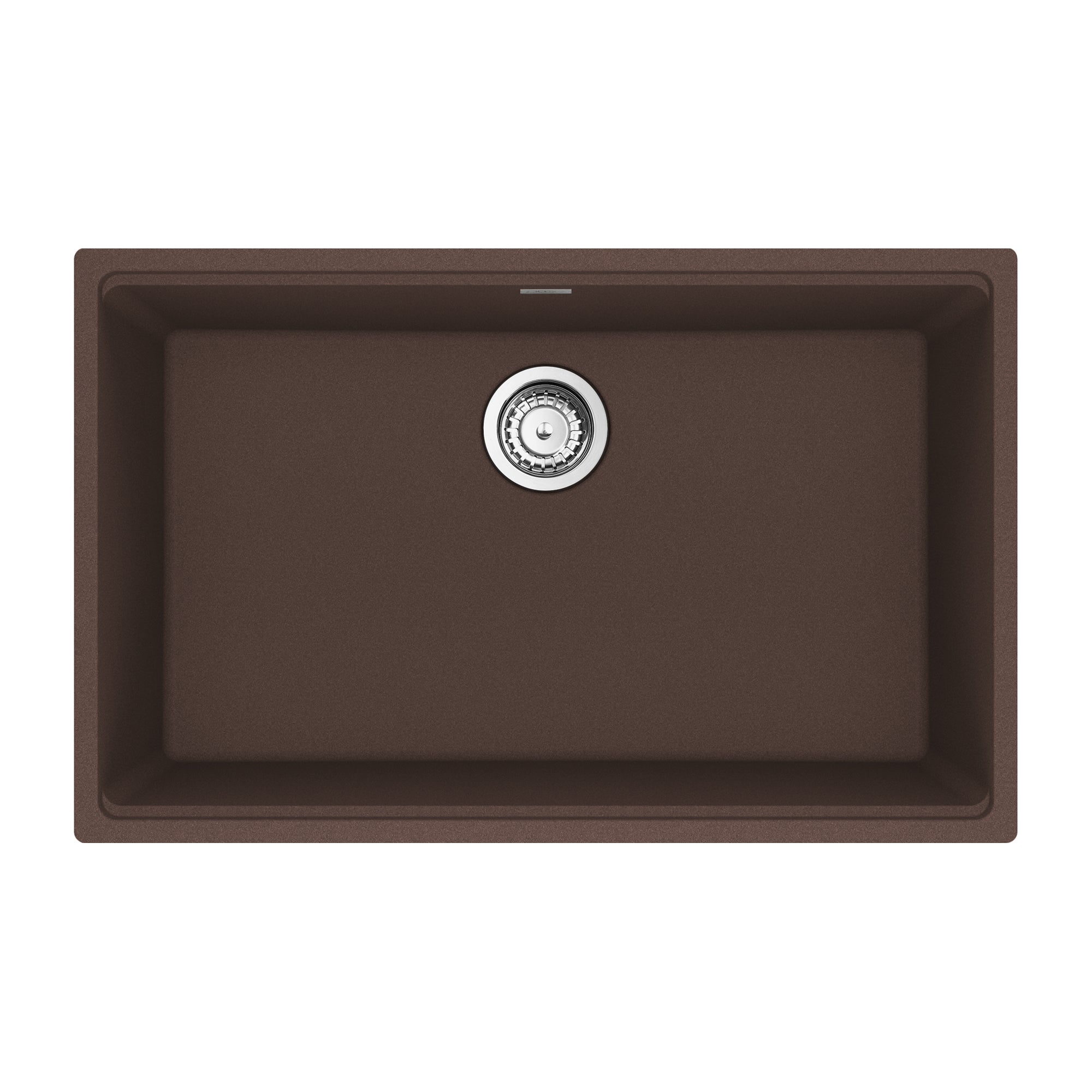 Franke Maris Undermount 33 pouces en x 22 pouces de bol simple en granit Évier de cuisine en pierre gris
