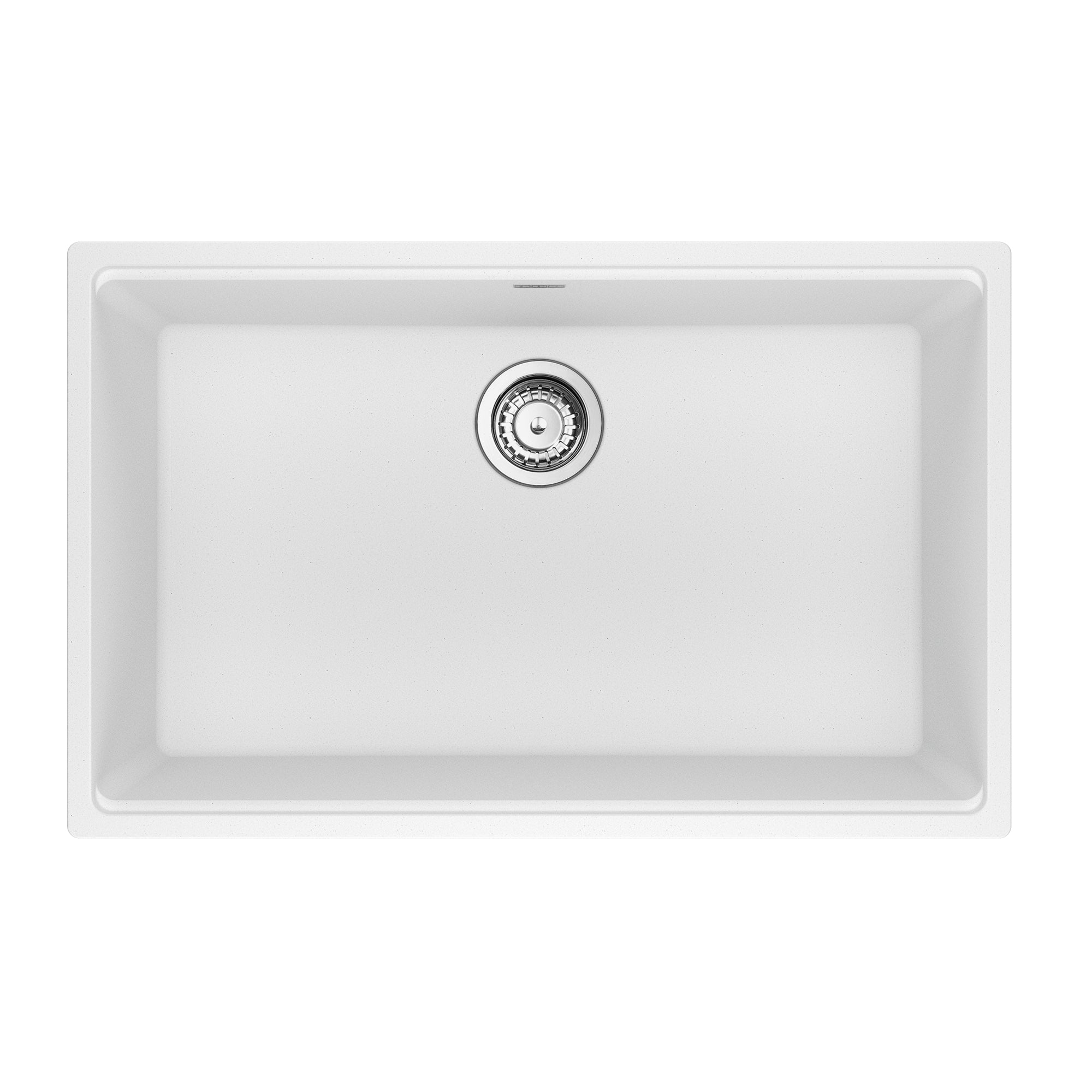 Franke Maris Undermount 33 pouces en x 22 pouces de bol simple en granit Évier de cuisine en pierre gris