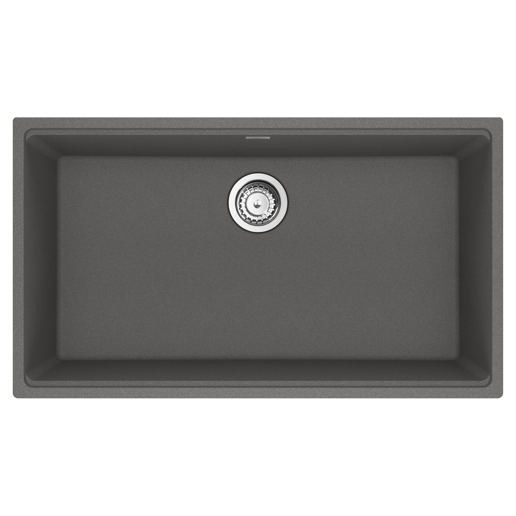 Franke Maris a sous-représenté 33 pouces x 18,94 pouces de bol simple de bol de cuisine en pierre gris