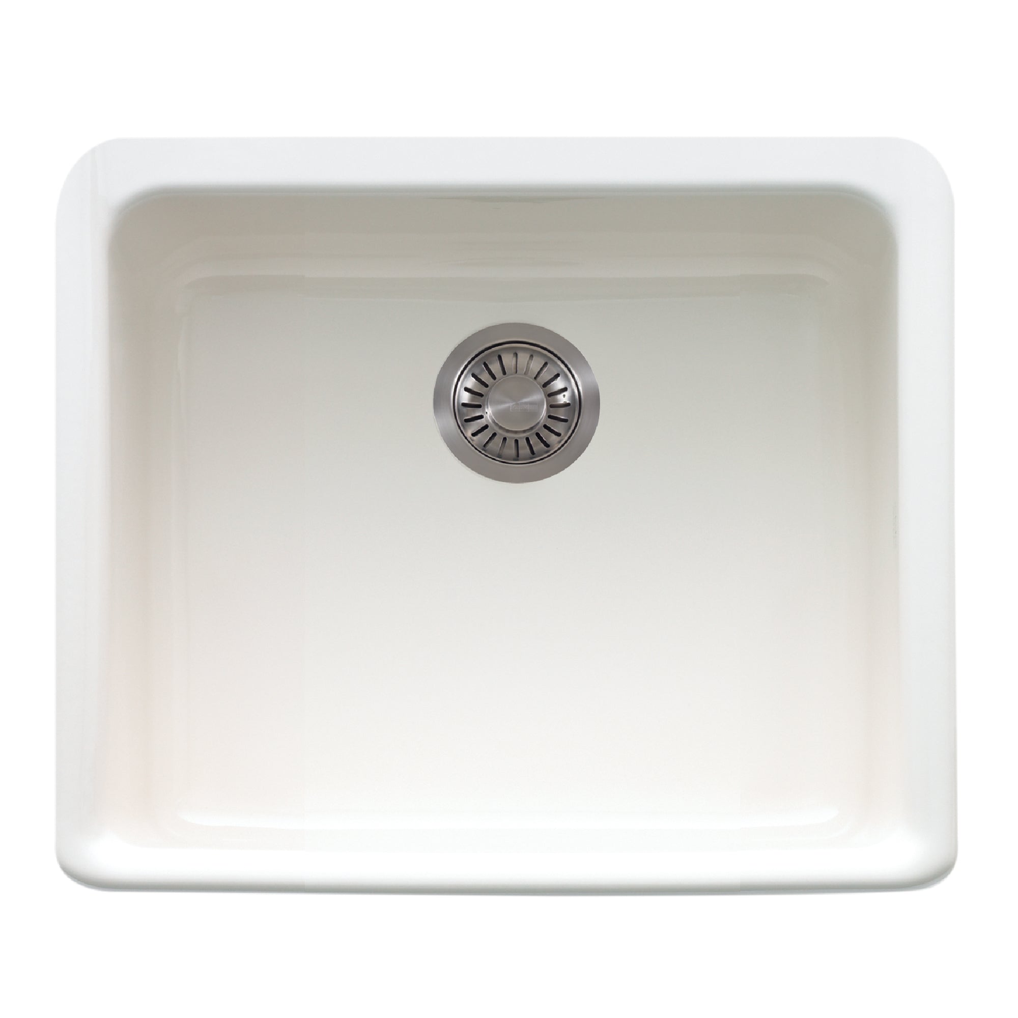 Franke Manor House 19.5 in. x 16.0 in. White Apron Front Undermount Kitchen Sink - MHK110-20Wh
