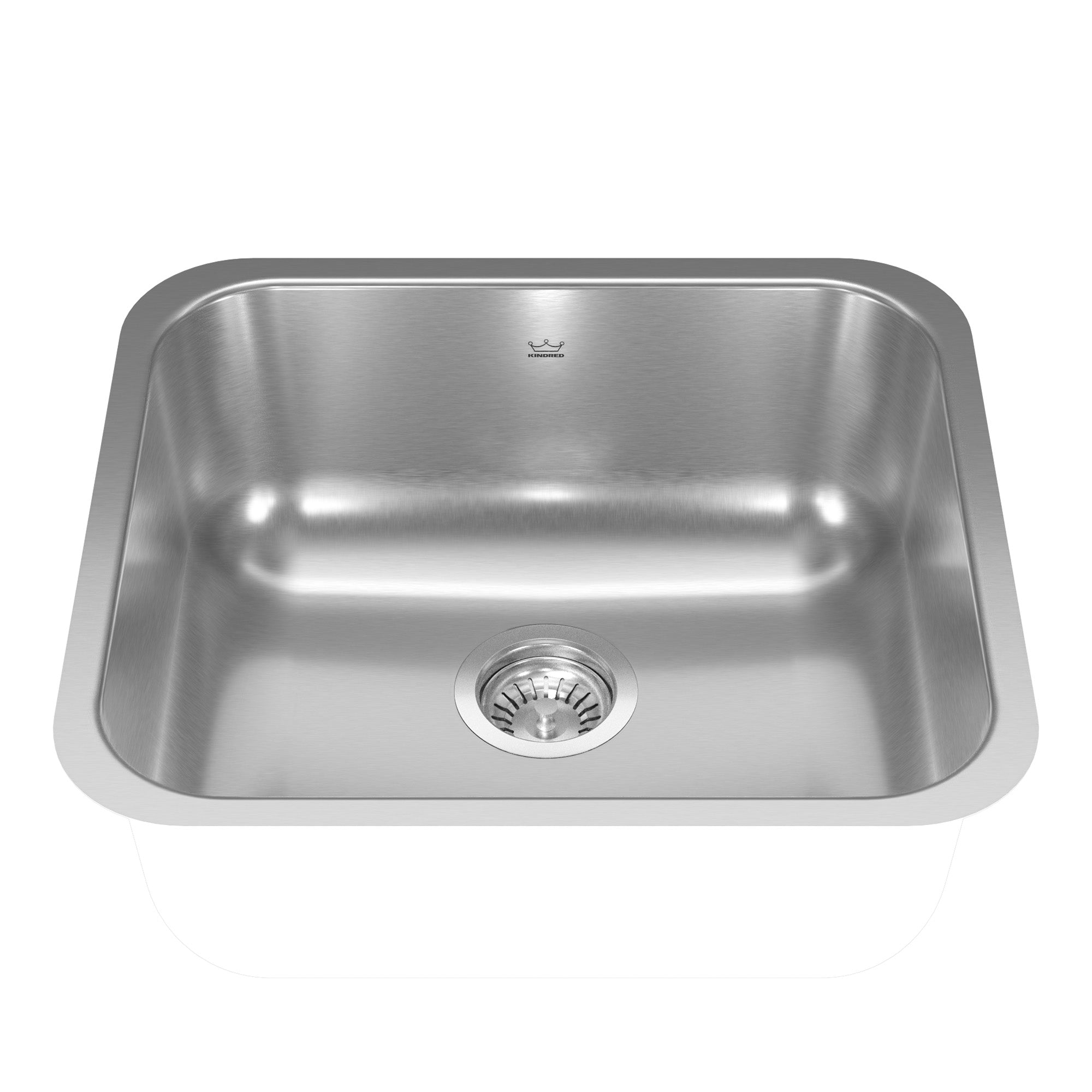 Reginox 19,7 pouces LR x 17,75 pouces FB Undermount Bowl en acier inoxydable en acier de cuisine