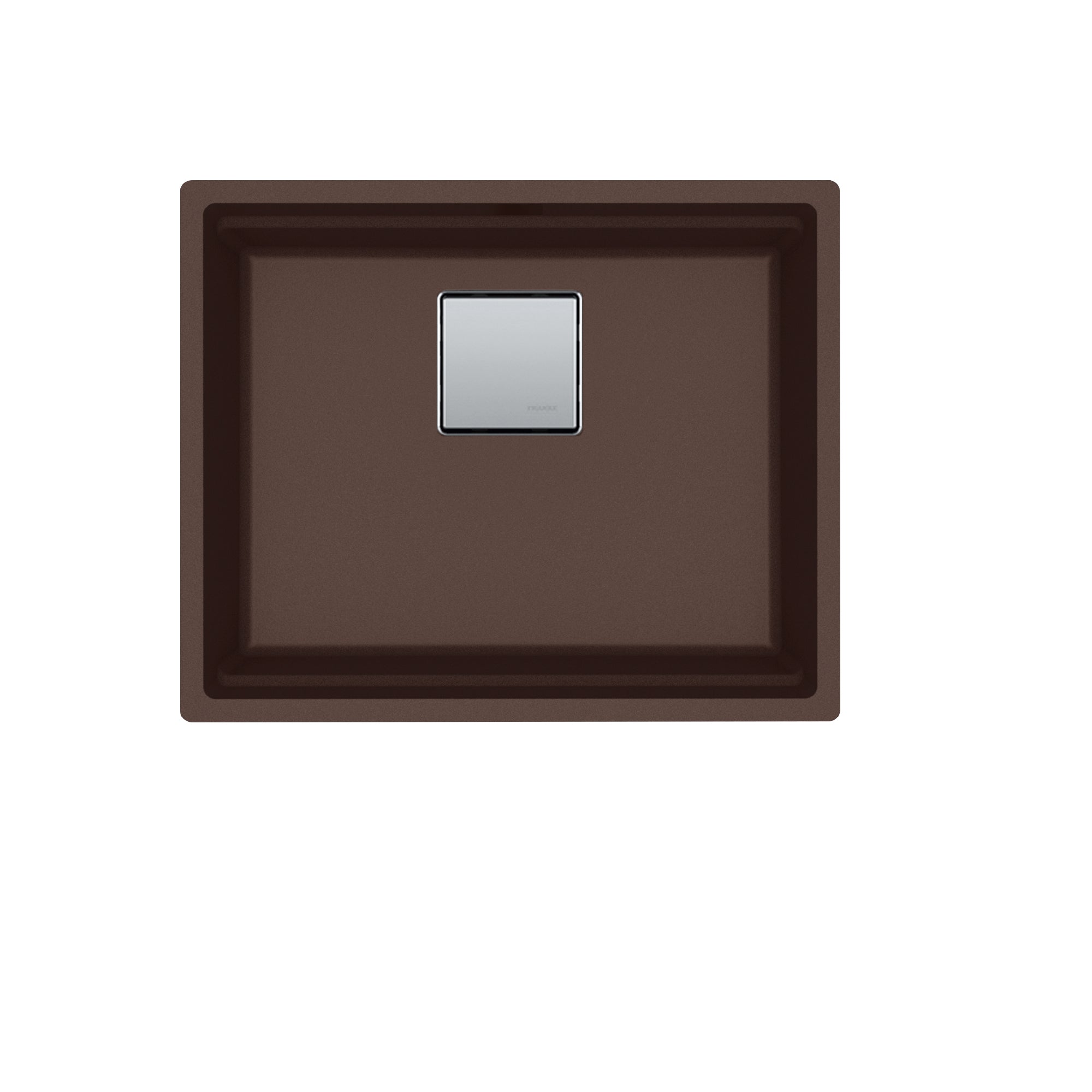 Franke Peak 32,0 pouces. x 18,8 pouces. Mocha Granite Undermount Single Bowl Kitchen évier - PKG110-31ES
