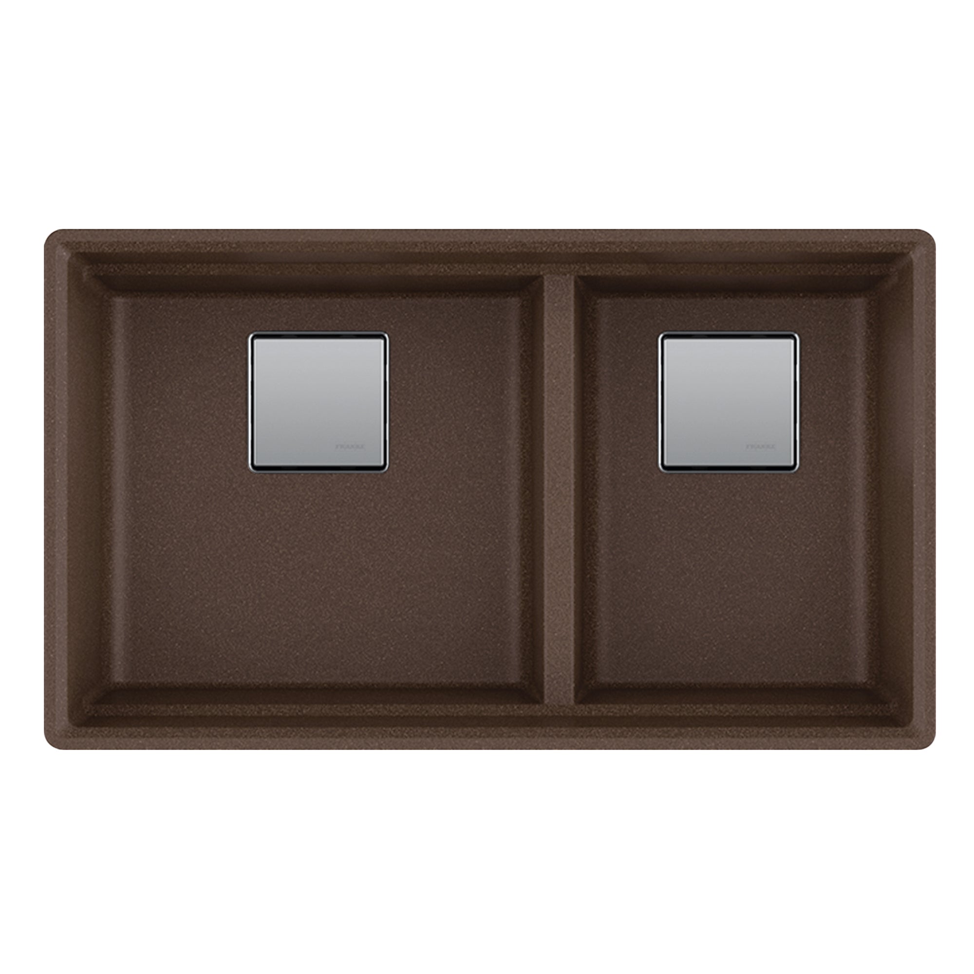 Franke Peak 32.0 in. x 18.8 in. Double Bowl Stone Kitchen Sink - PKG160LD-SHG-S