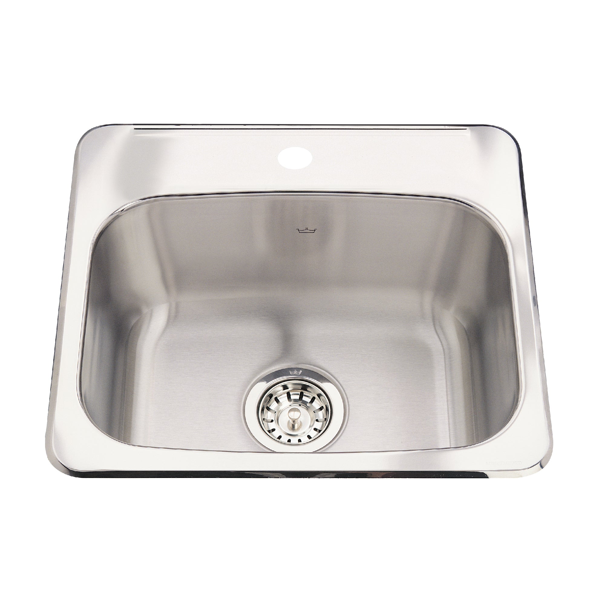 KINDRED Utility Collection 19.13-in LR x 17-in FB Drop In Single Bowl 2-Hole Stainless Steel Utility Sink