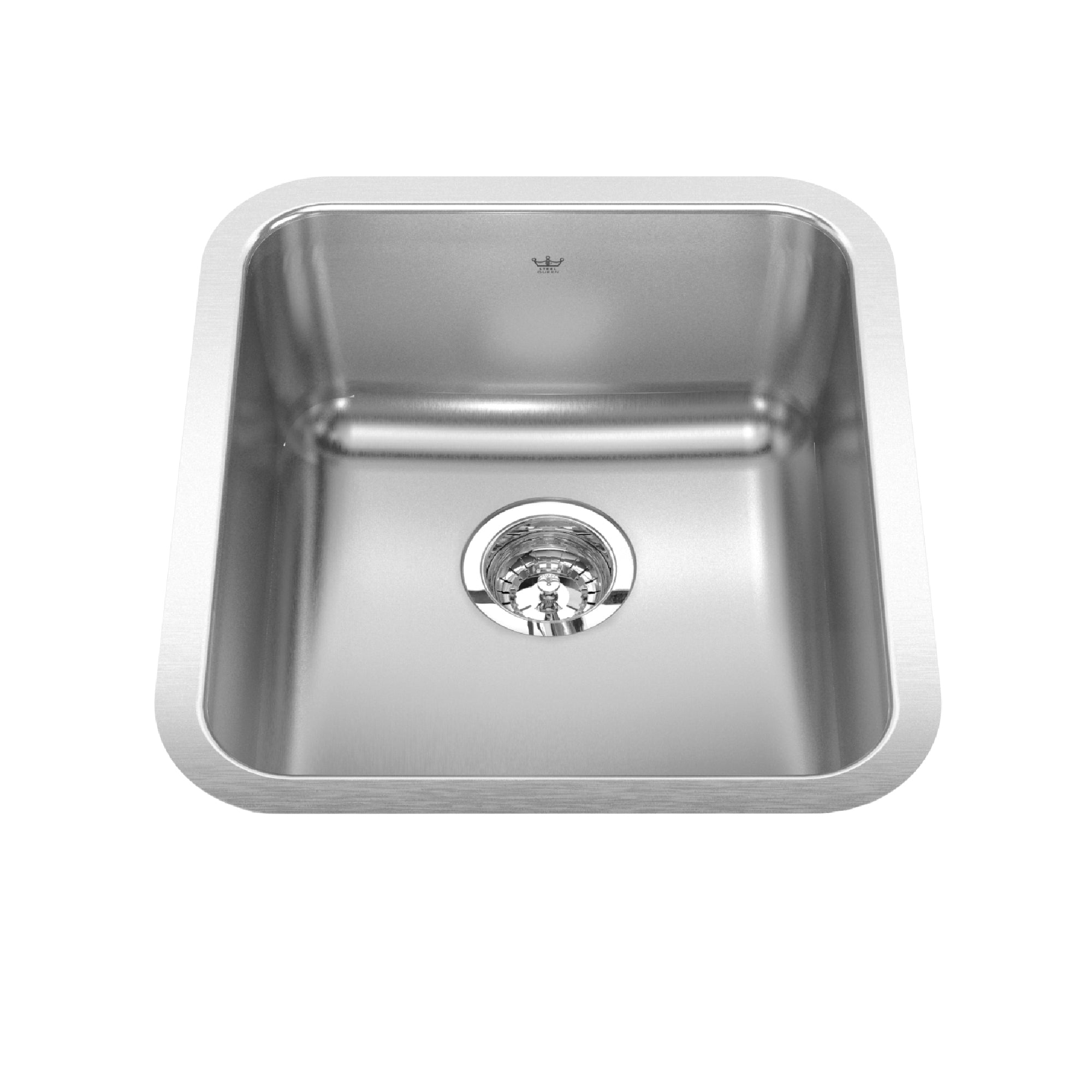 Steel Queen 16,75 pouces LR x 18,75 pouces FB Undermount Bowl Single Indexless Steel Kitchen