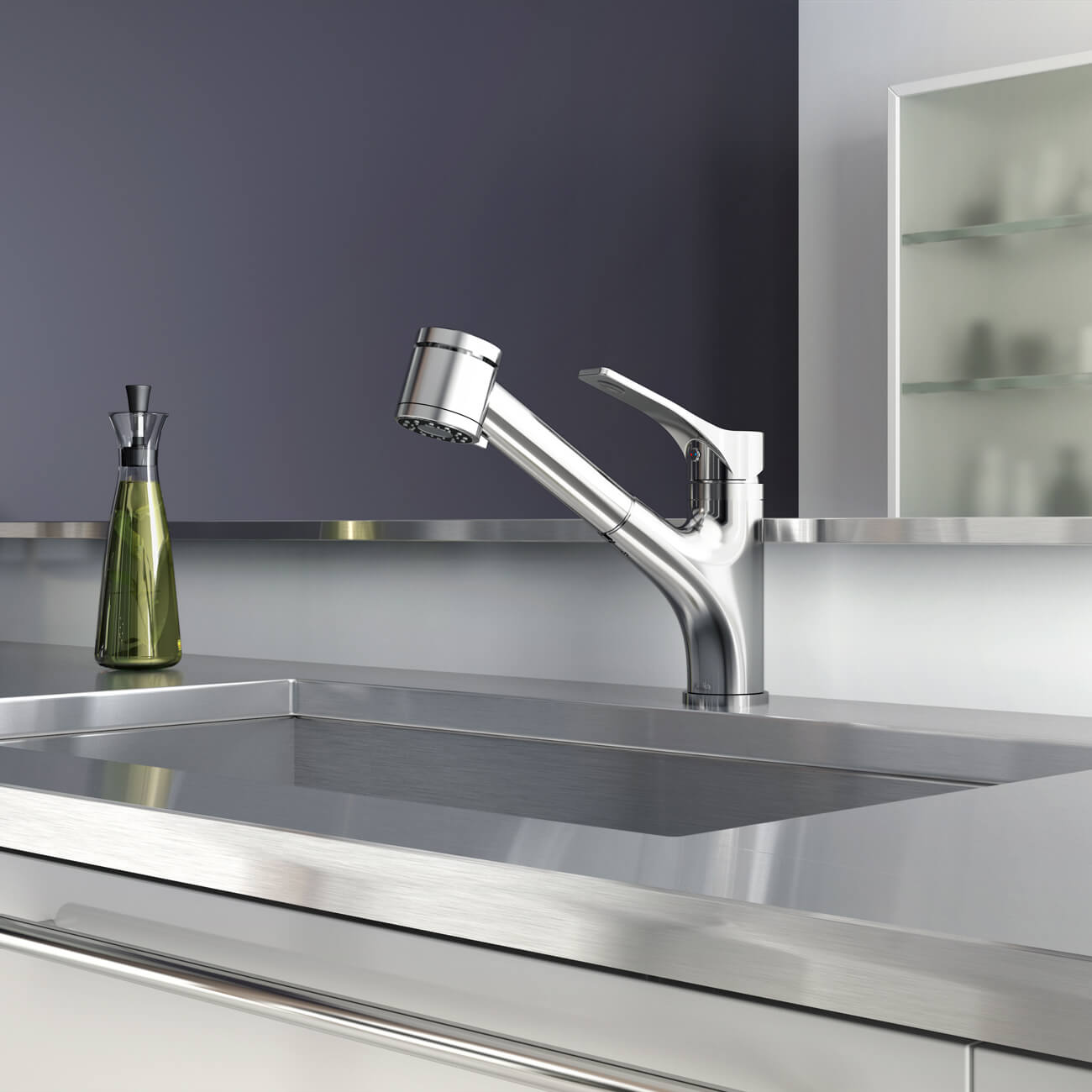DEKA surfer™                   Robinet de Cuisine Monocommande Douchette Rétractable